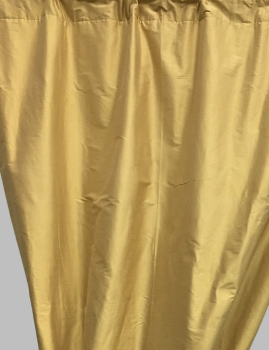 32000 Gold Silk Dupioni Drapes (Pair)