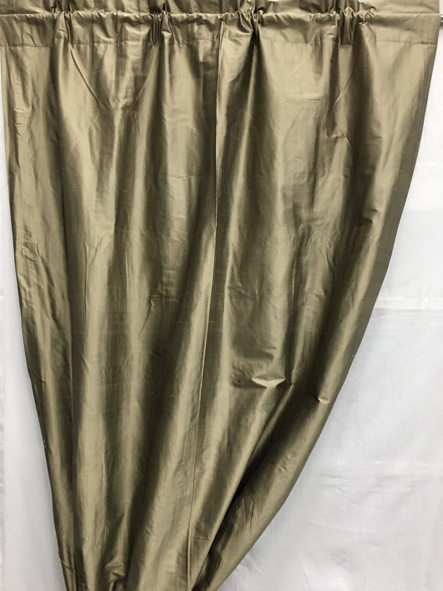 32001 Taupe Silk Dupioni Drapes (Pair)