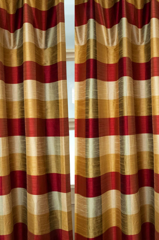 32006 Silk Dupioni Drapes (Pair)