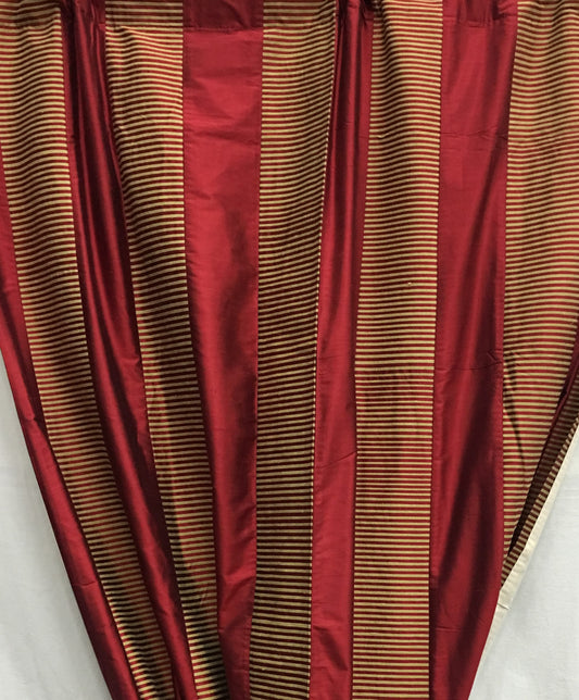 32037 Silk Dupioni Drapes (Pair)