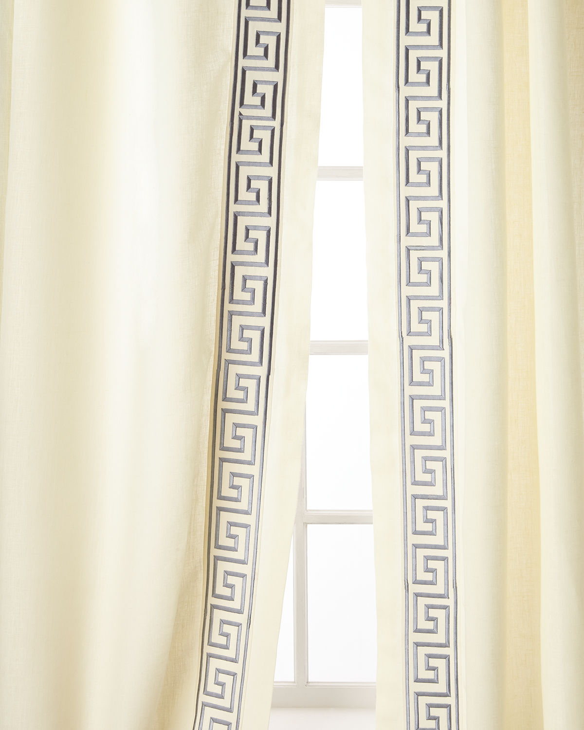 Felix Platinum 100% Linen Lined Drapes (Pair)