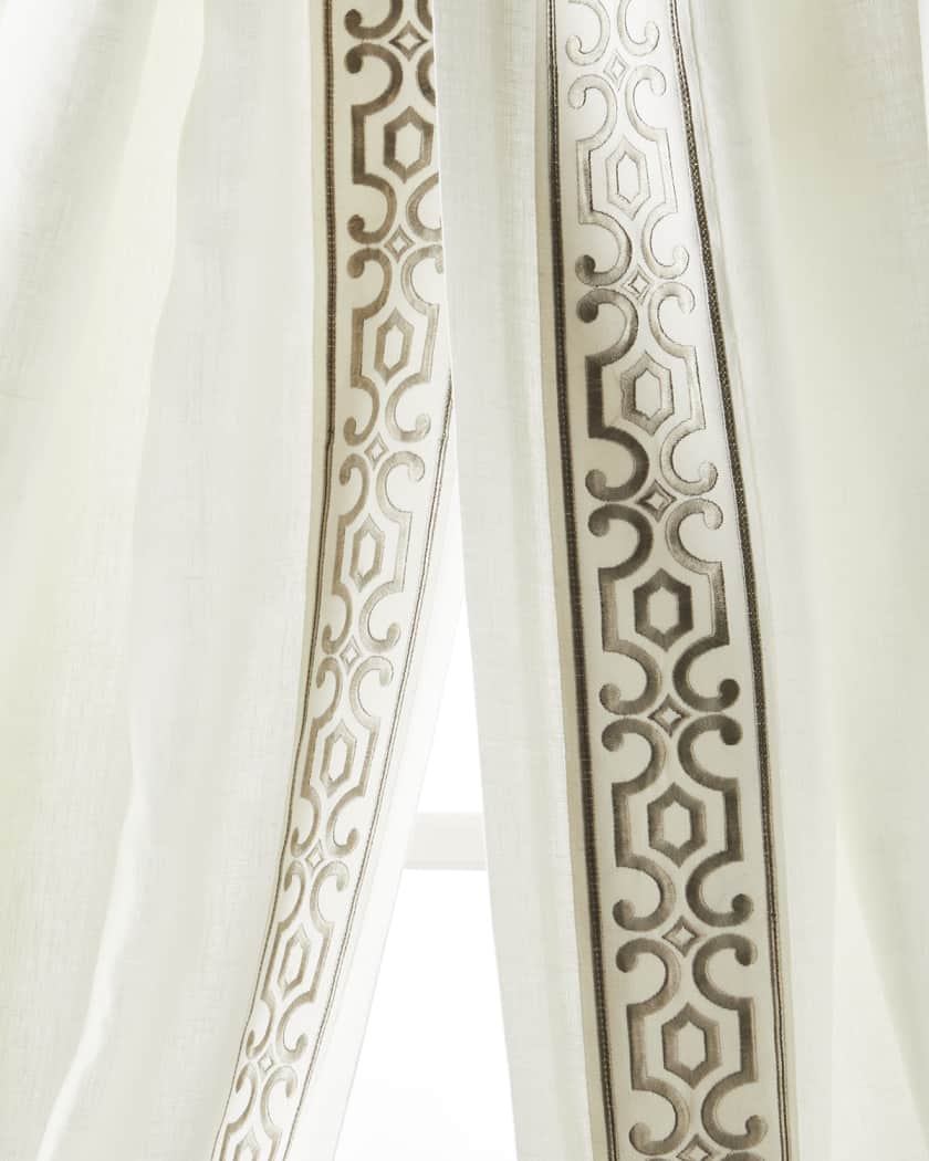 Andes Natural 100% Linen Lined Drapes (Pair)