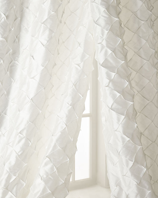 Ava Pintuck Faux silk Drapes (Pair)