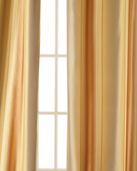 Carleton Silk Taffeta Drapes (Pair)