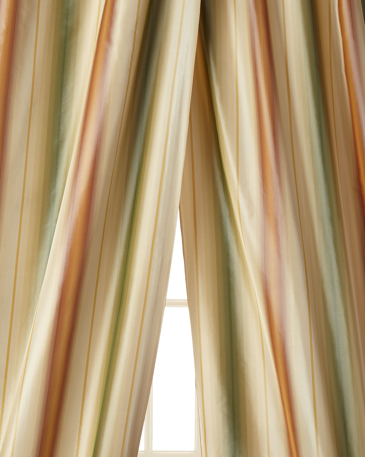 Carleton Silk Taffeta Drapes (Pair)