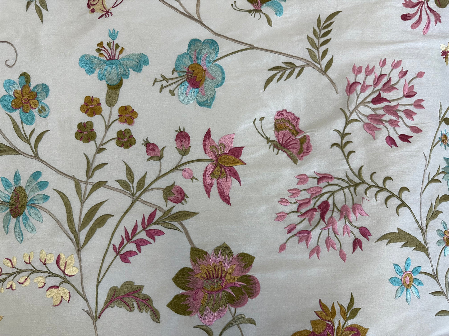 Faux Silk Embroidery E9099C