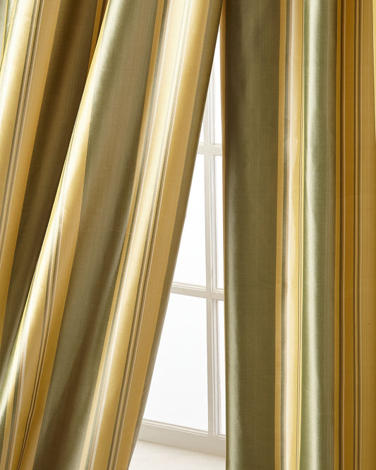 Ferris Silk Taffeta Drapes (Pair)