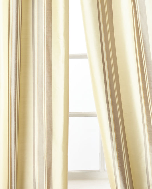 Ferris Silk Taffeta Drapes (Pair)