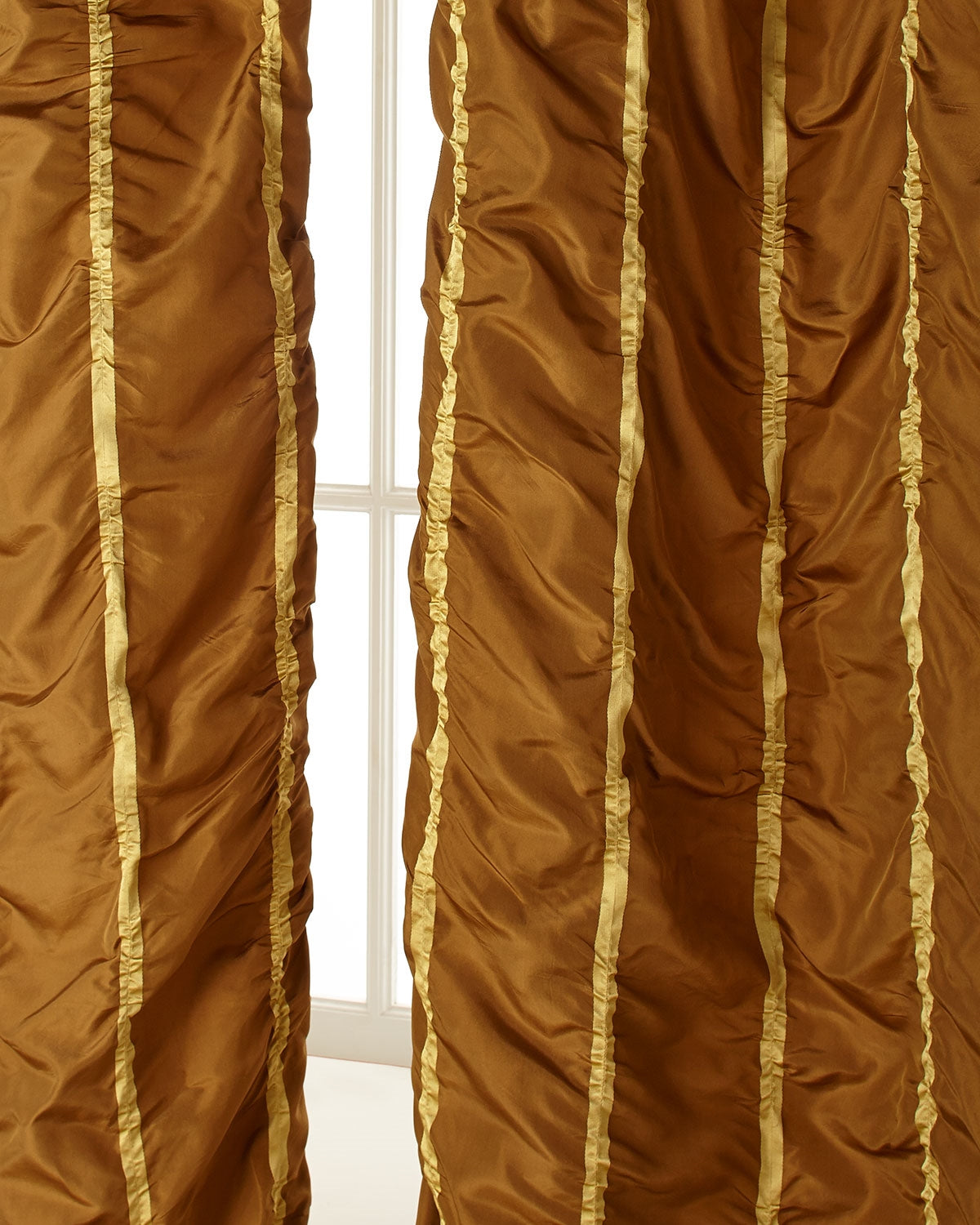 Kelly Silk Satin/Taffeta Drapes (Pair)