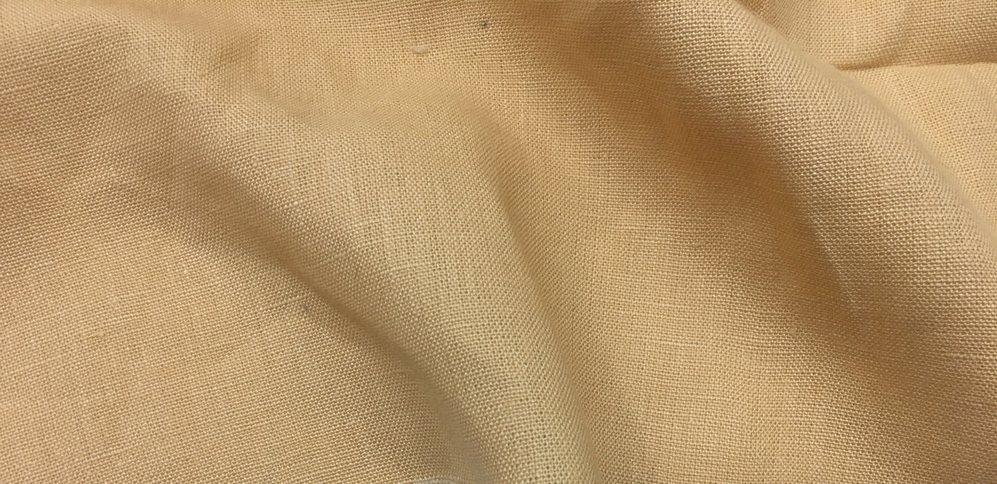 100% Linen Color Gold