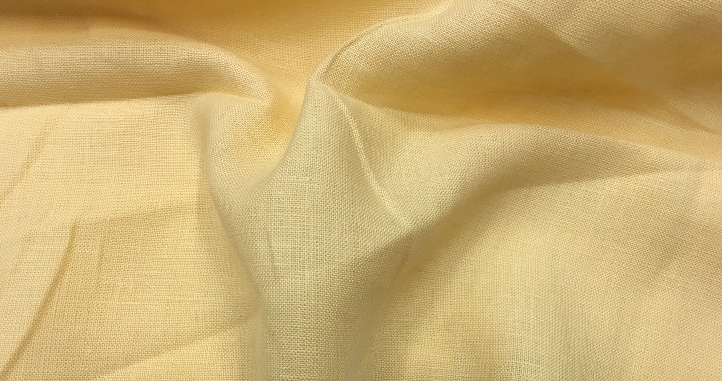 100% Linen Color Sunflower