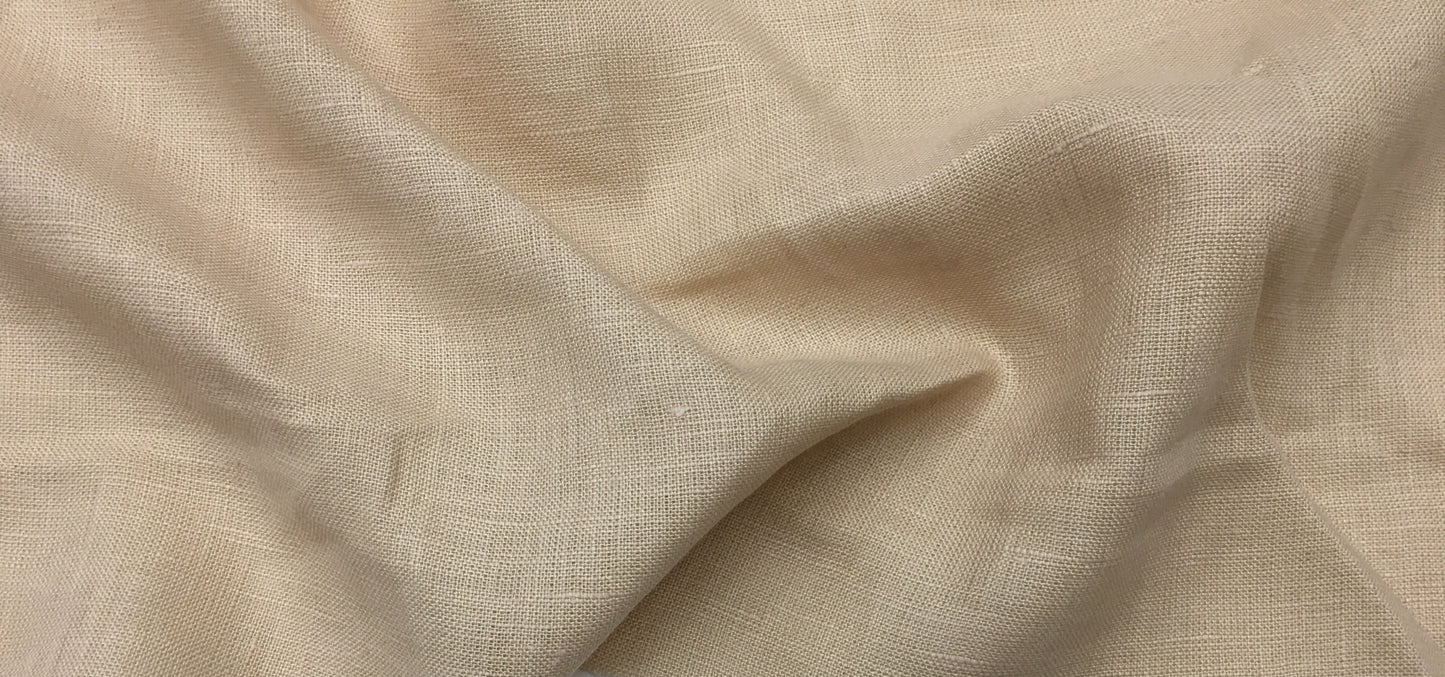 100% Linen Color Tan