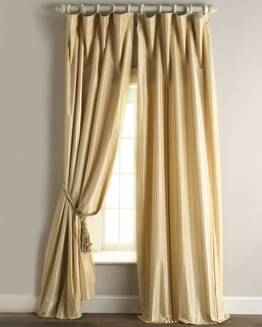 Sienna Silk Taffeta Drapes (Pair)