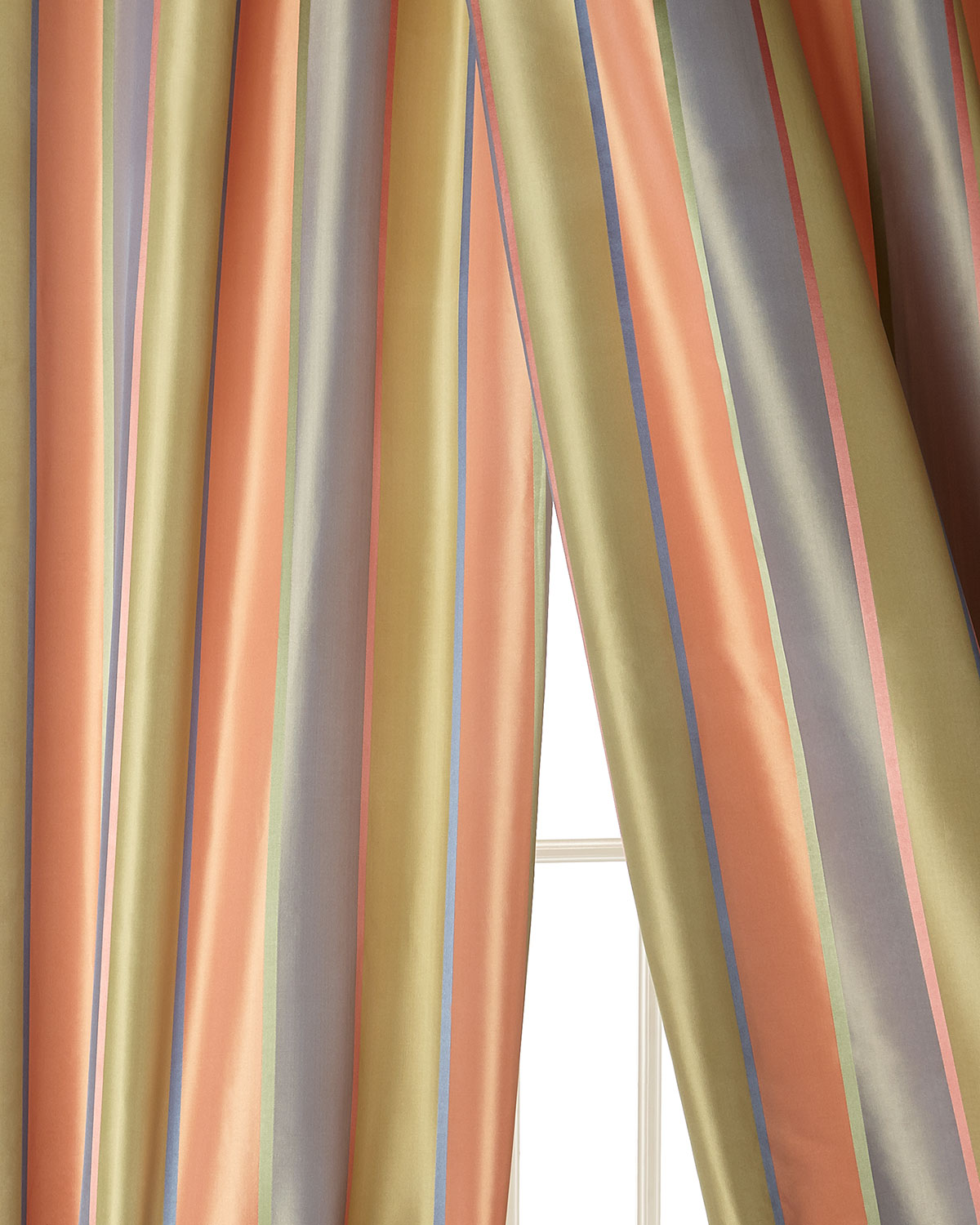 Sutton Silk Taffeta Drapes (Pair)