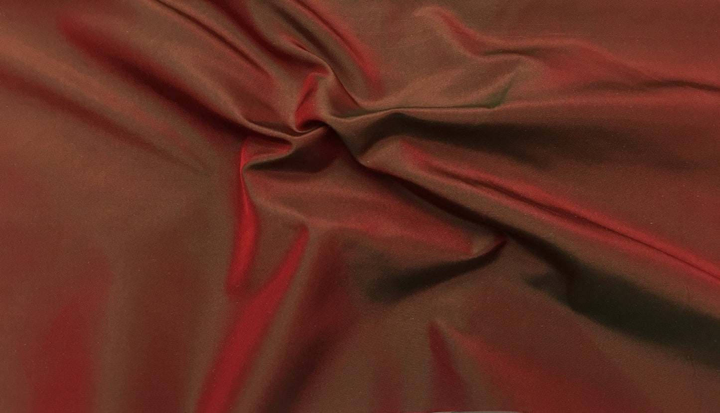 silk taffeta winter red t128