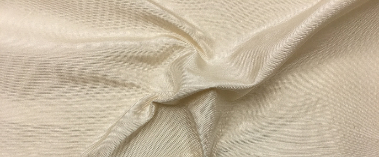 silk taffeta cream t166