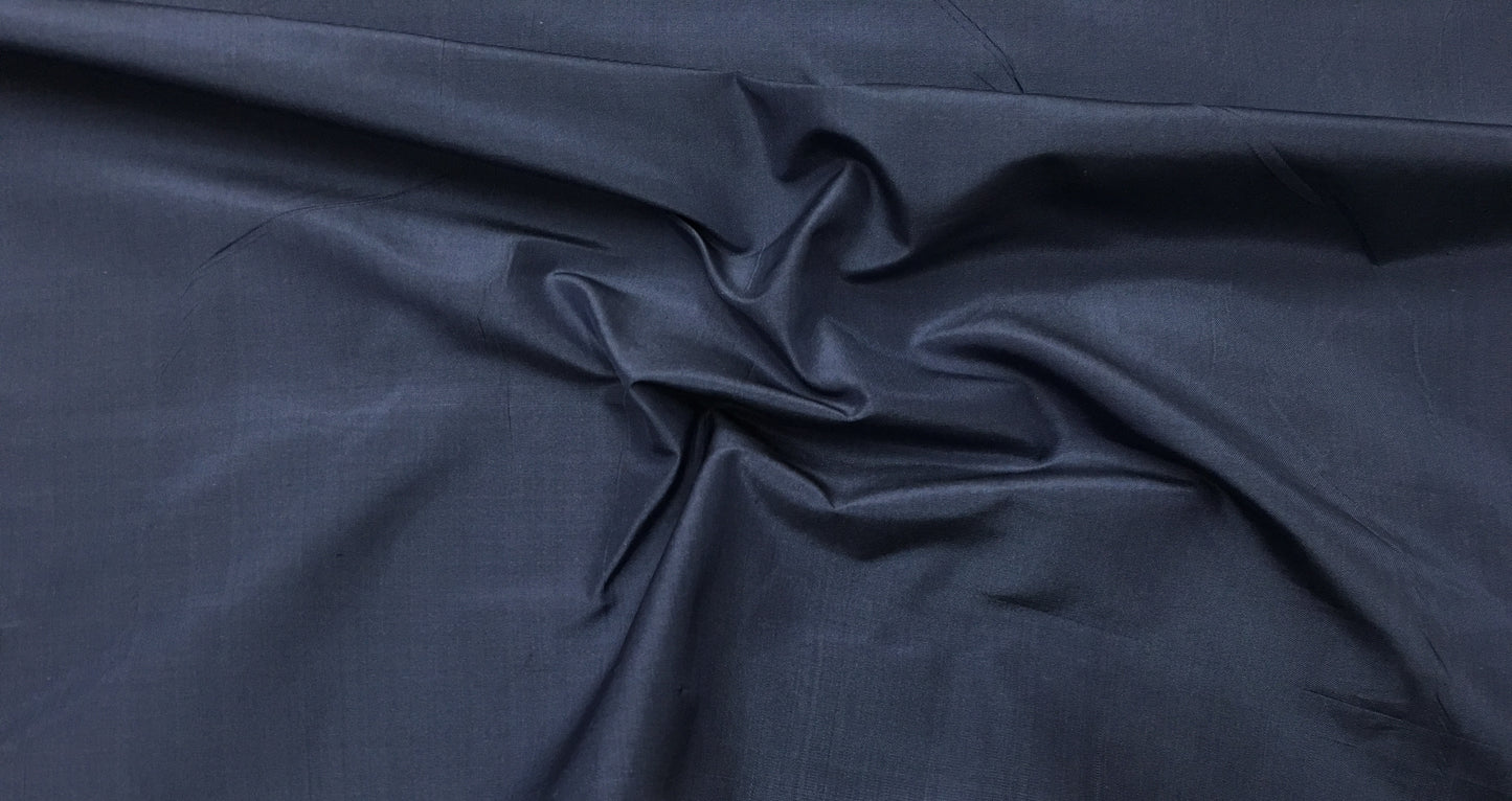 silk taffeta platinum blue t173