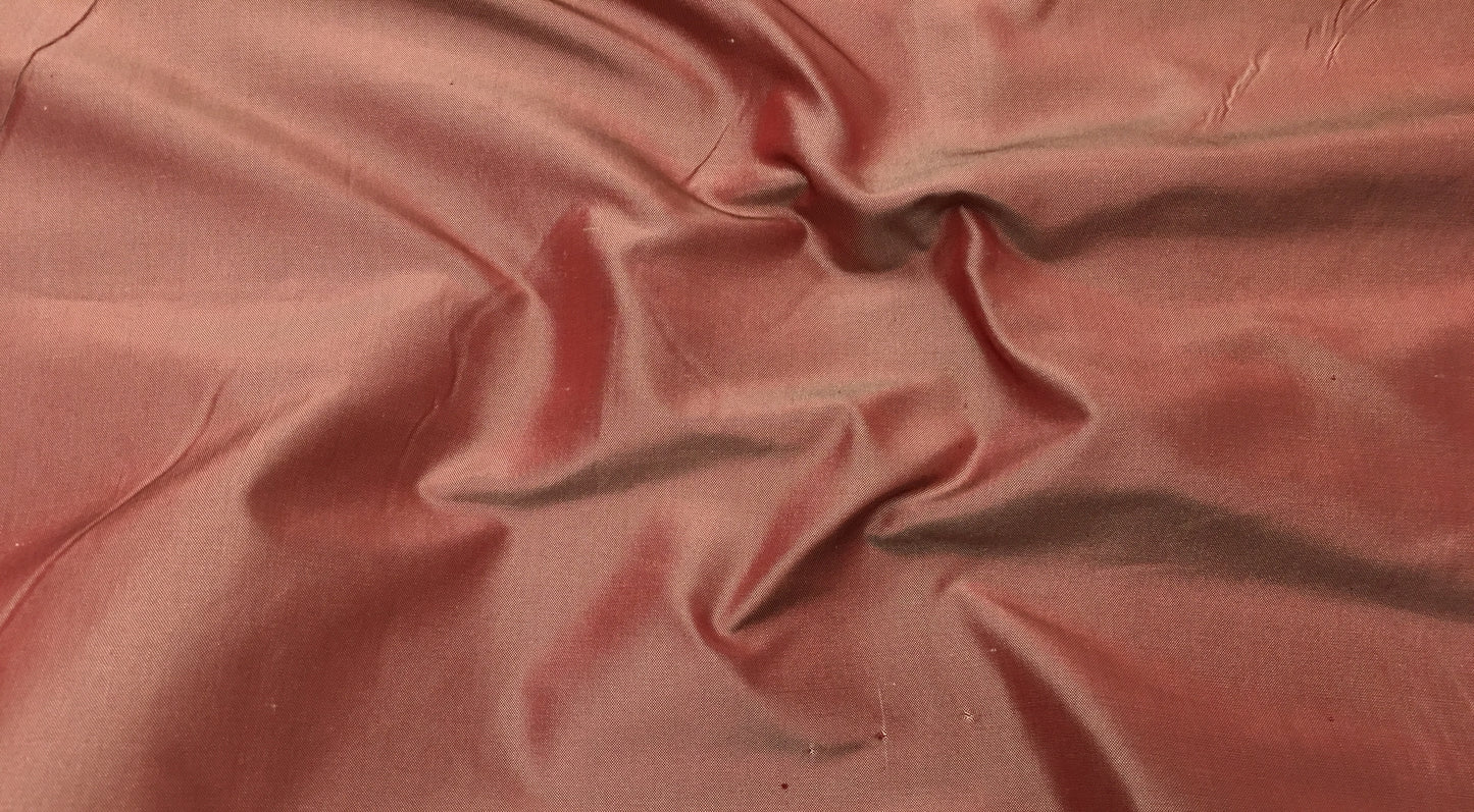 silk taffeta brick t175