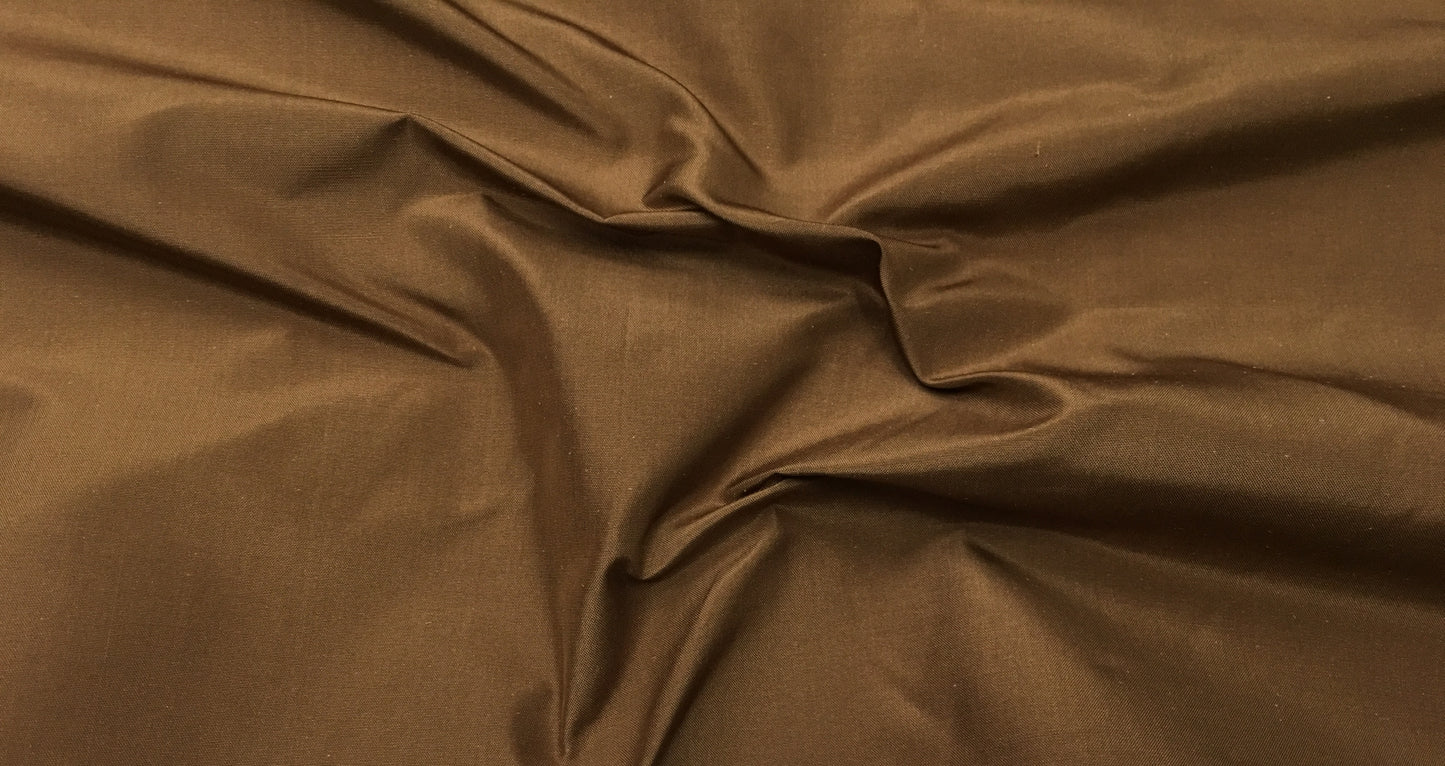 silk taffeta pastel brown t176