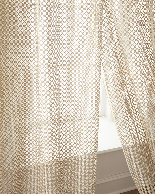 Allison Silk Organza Drapes (Pair)