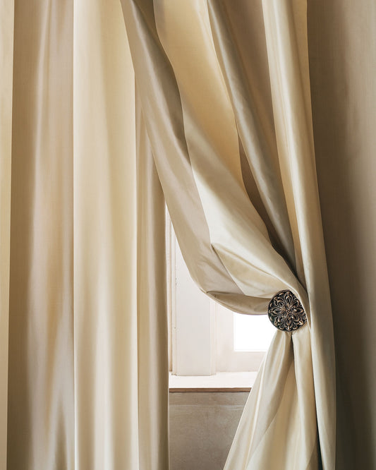 Hampton Silk Taffeta Drapes (Pair)