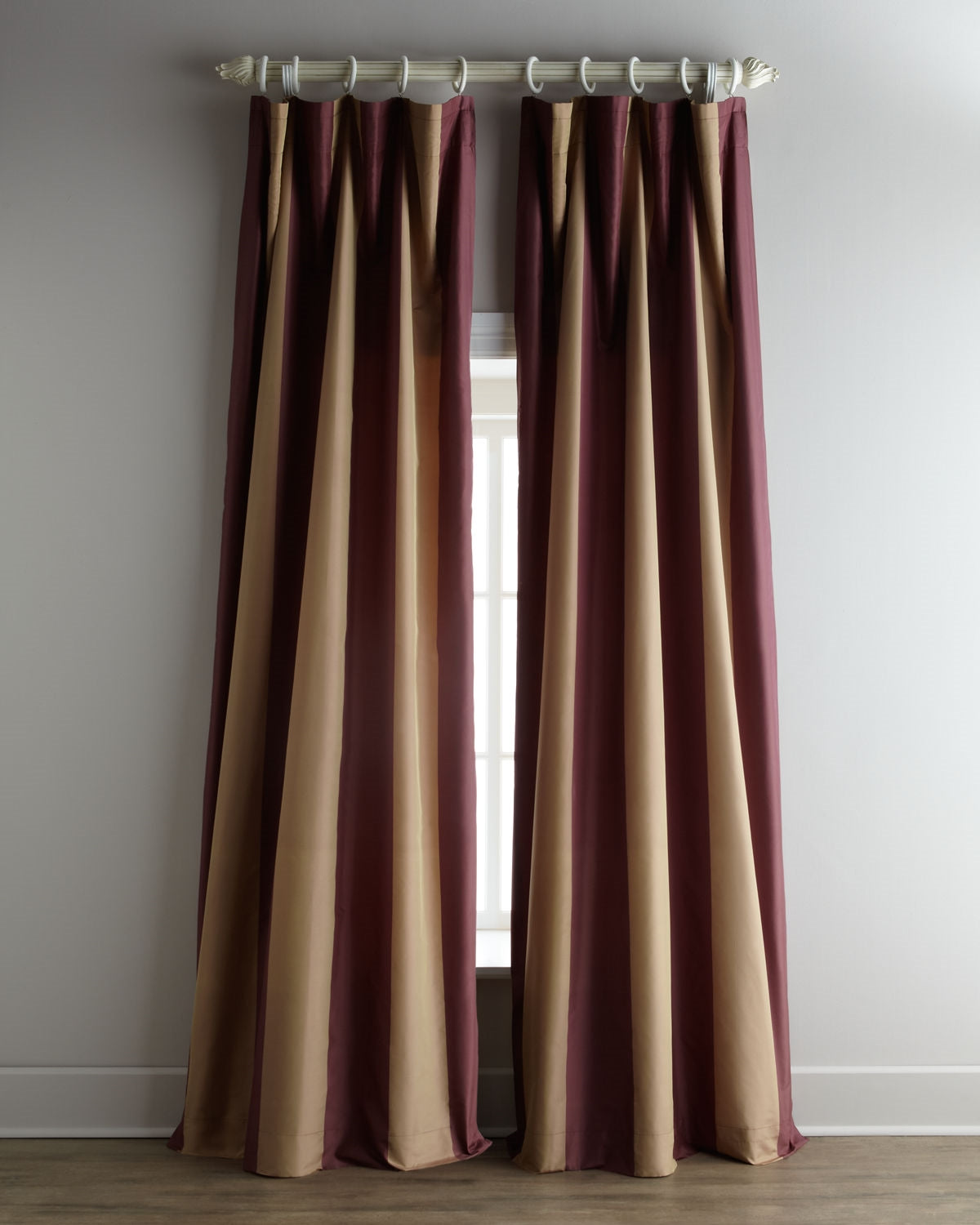 Hampton Silk Taffeta Drapes (Pair)