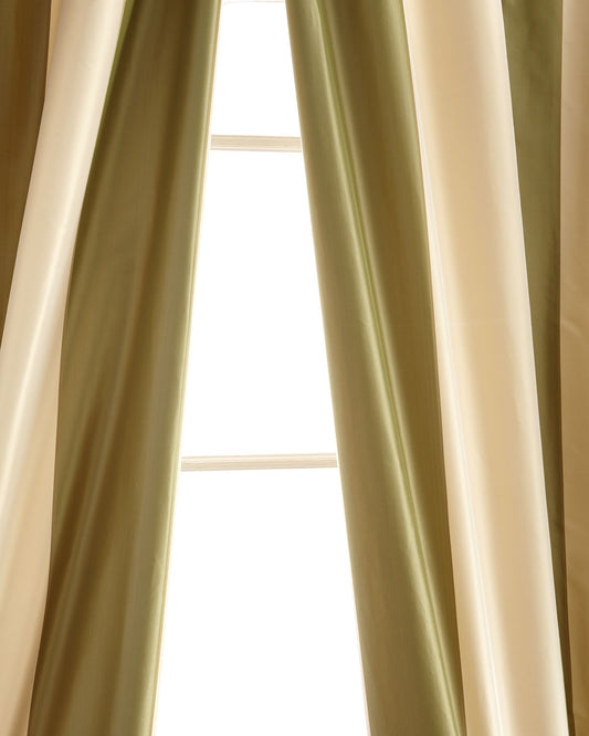 Joli Silk Taffeta Drapes (Pair)