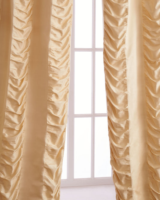 Kendall Silk Satin/Taffeta Drapes (Pair)