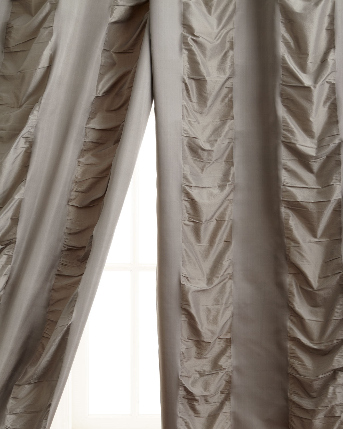 Kendall Silk Satin/Taffeta Drapes (Pair)