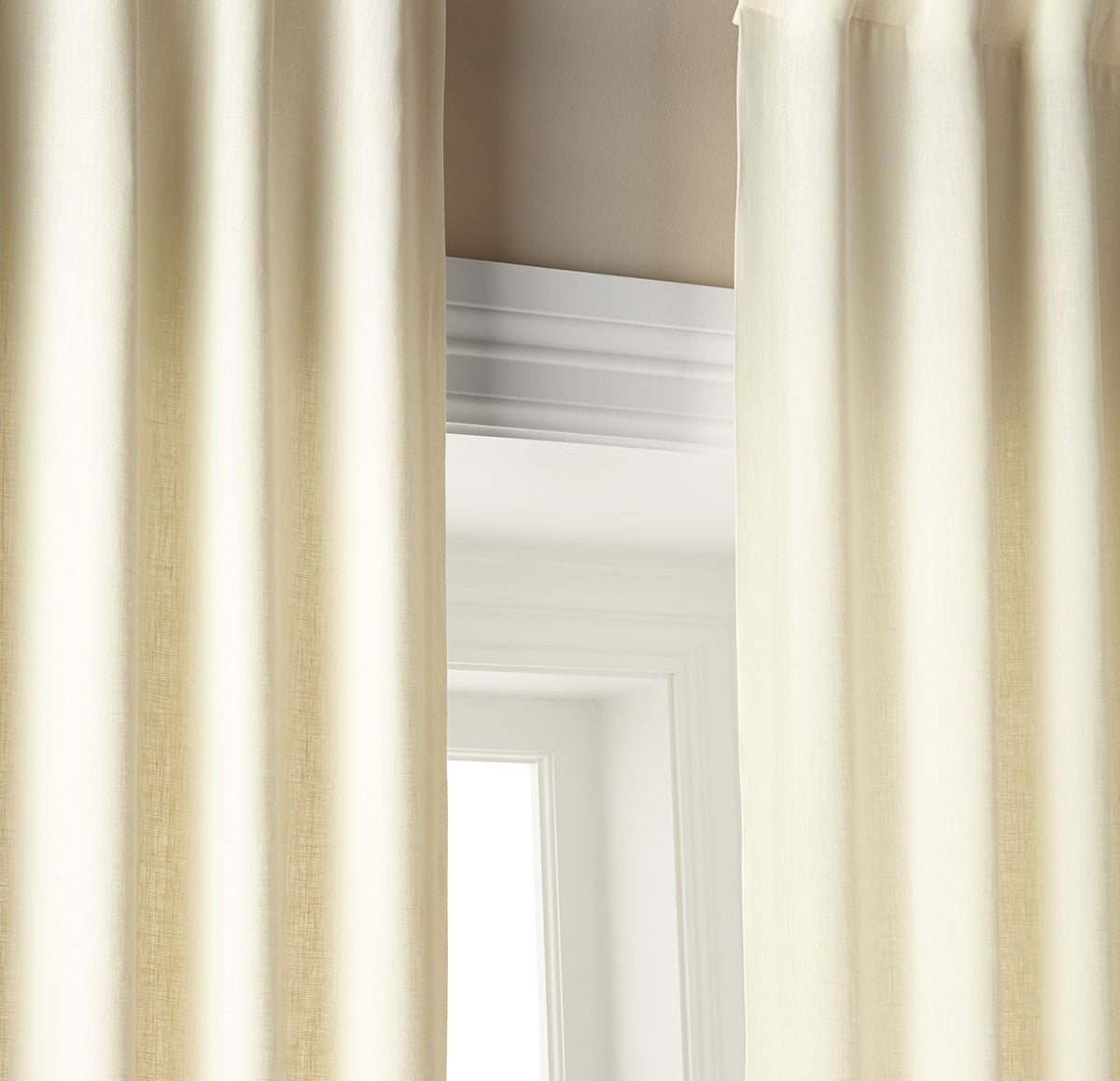 Grommeted 100% Linen Lined Drapes (Pair)