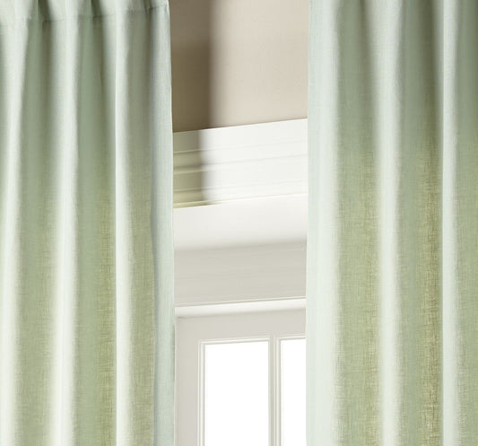 Grommeted 100% Linen Lined Drapes (Pair)