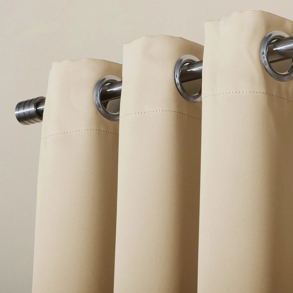 Grommeted 100% Linen Lined Drapes (Pair)