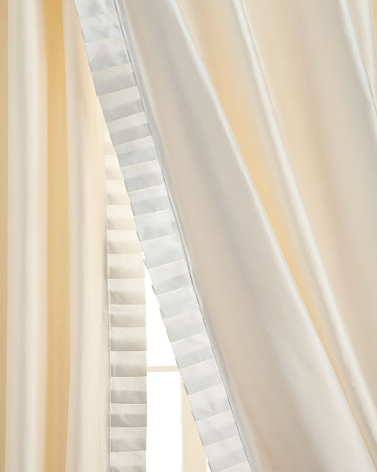 Simone Silk Taffeta Drapes (Pair)