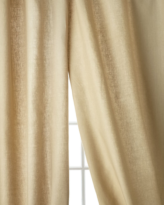 Skye 100% Linen Lined Drapes (Pair)